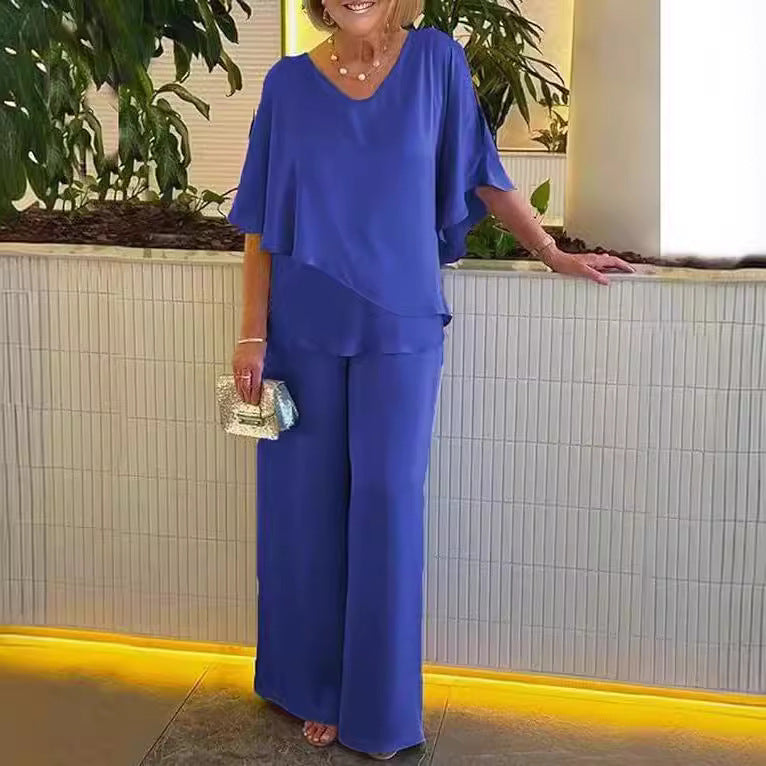 Martha™ - Comfortable set with wide legs