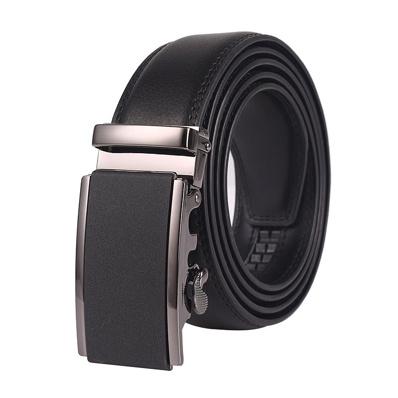 Rupert™ | Men’s Two-Layer Cowhide Leather Belt – Automatic Buckle