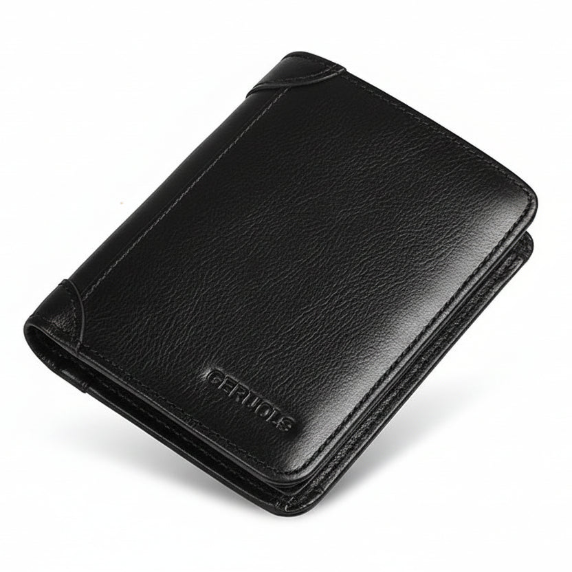 Everett™ | Slim Genuine Leather RFID Wallet
