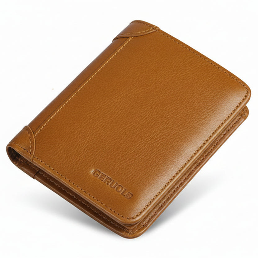 Everett™ | Slim Genuine Leather RFID Wallet