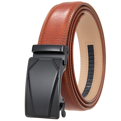 Lander™ | Men’s Leather Belt – Automatic Buckle Classic Style