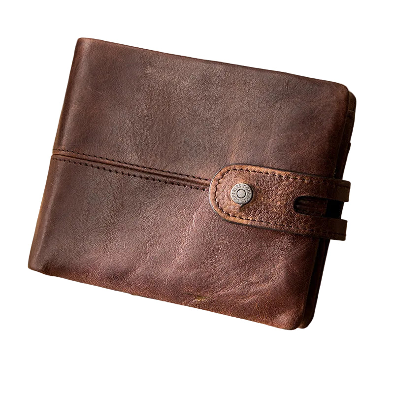 Dominic™ | Durable Cowhide RFID Buckle Wallet