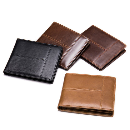 Fabio™ | Genuine Leather RFID Bifold Wallet With Coin Pocket