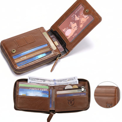 Reniel™ | Cowhide Leather Multi-Function Men's Wallet