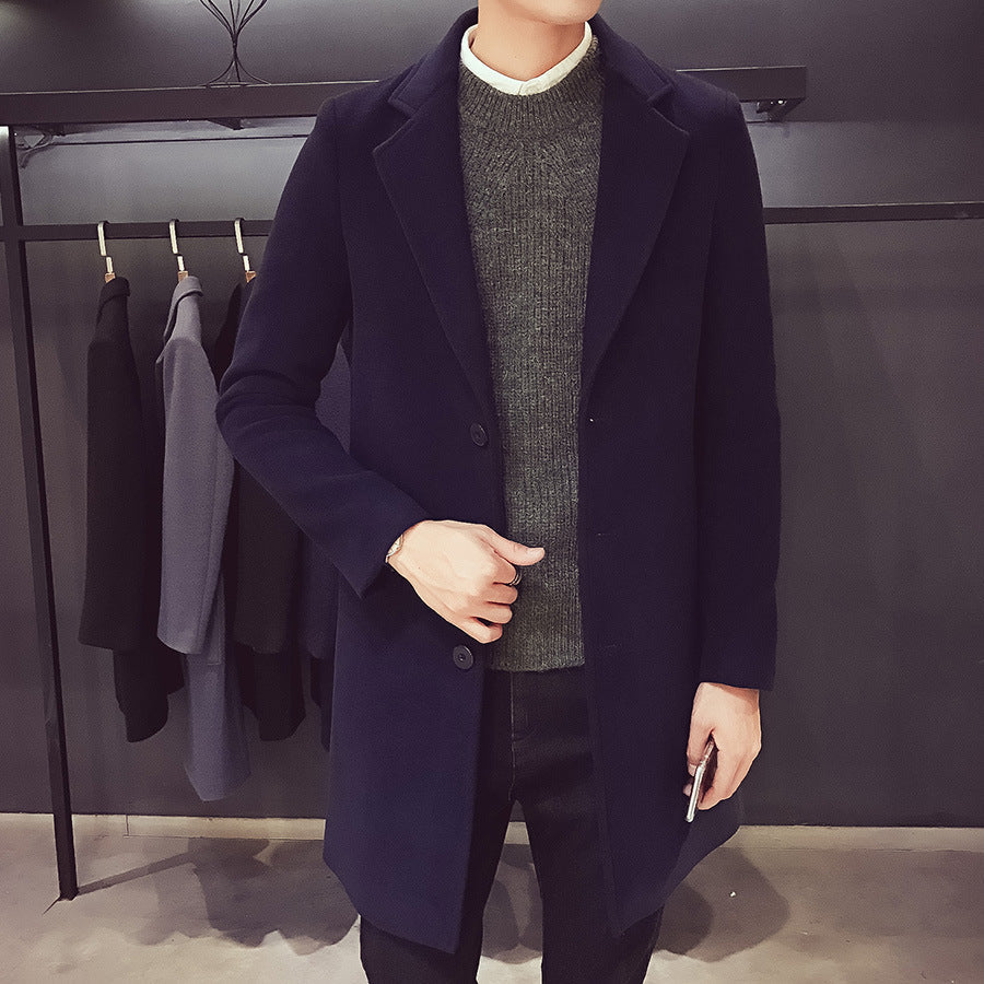 Dietmar | Herren Einreiher-Mantel mit schmaler Silhouette — Slim Wintermantel in 6 Farben | Westmere
