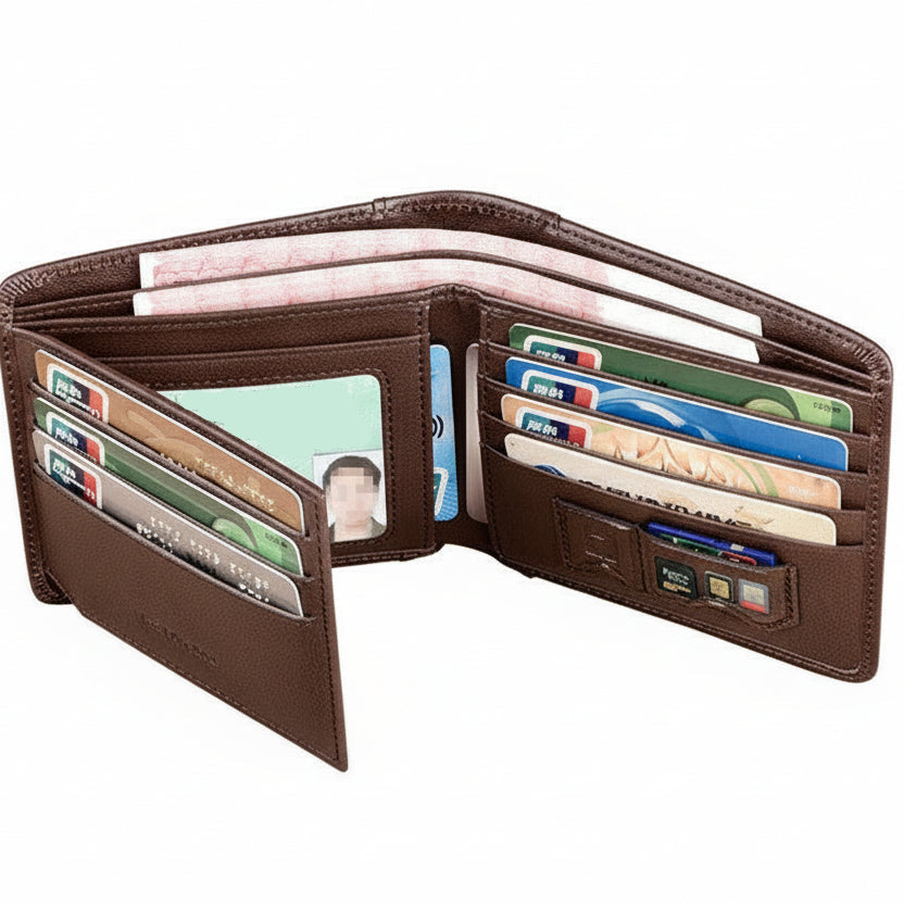 Kieran™ | Minimalist Leather Wallet With Card Slots