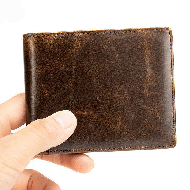Damian™ | RFID Blocking Cowhide Leather Wallet
