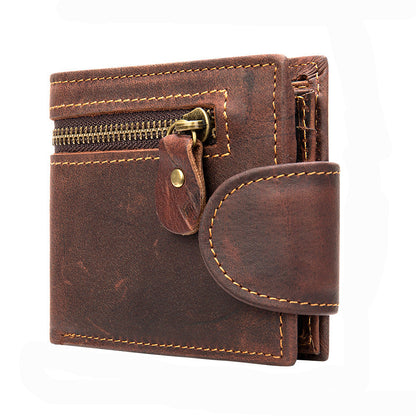 Archer™ | Crazy Horse Leather Buckle Wallet