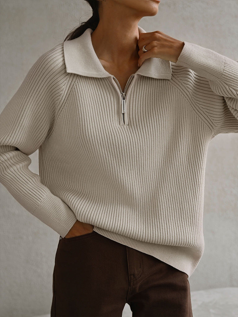 Women's Everyday Sweater, Soft-Touch Design | Flattering Relaxed Drape, Timeless Layer | 4 Colorways | S–L