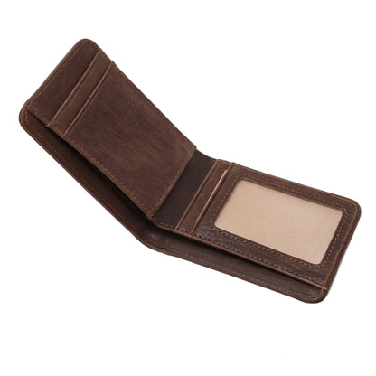 Leon™ | Compact Leather Wallet With ID Window