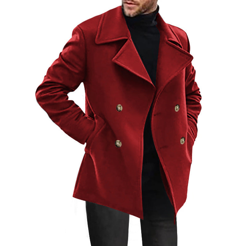 Gerrit | Herren Zweireiher-Mantel mit Klappentaschen — Klassischer Wintermantel in 4 Farben S–3XL | Westmere