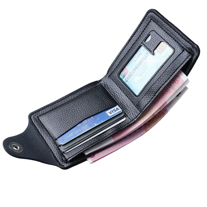 Blake™ | Compact Multi-Card Wallet With Money Clip