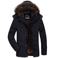 Tyler | Mens Waterproof Winter Parka with Fleece Lining | Trimmed Hood, Zip and Button Closure | 4 Colors S-6XL