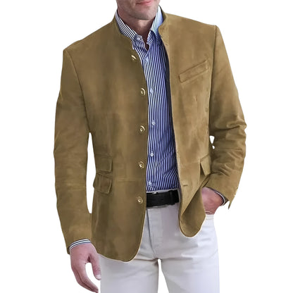 Roy | Suede leather jacket