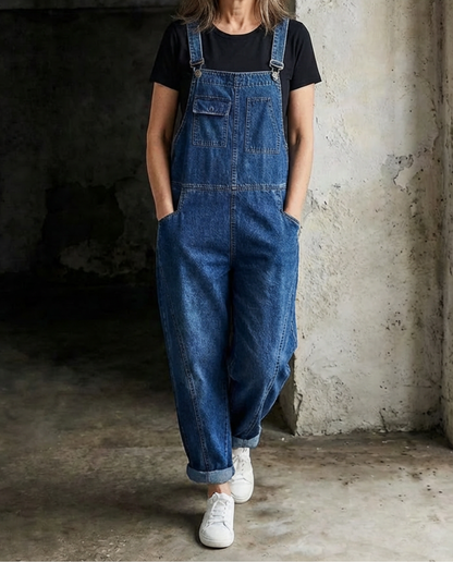 Indie™ | Baggy Bib Denim Overalls