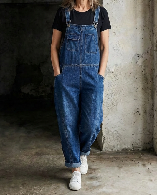 Indie™ | Baggy Bib Denim Overalls