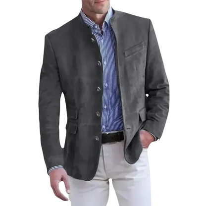 Roy | Suede leather jacket