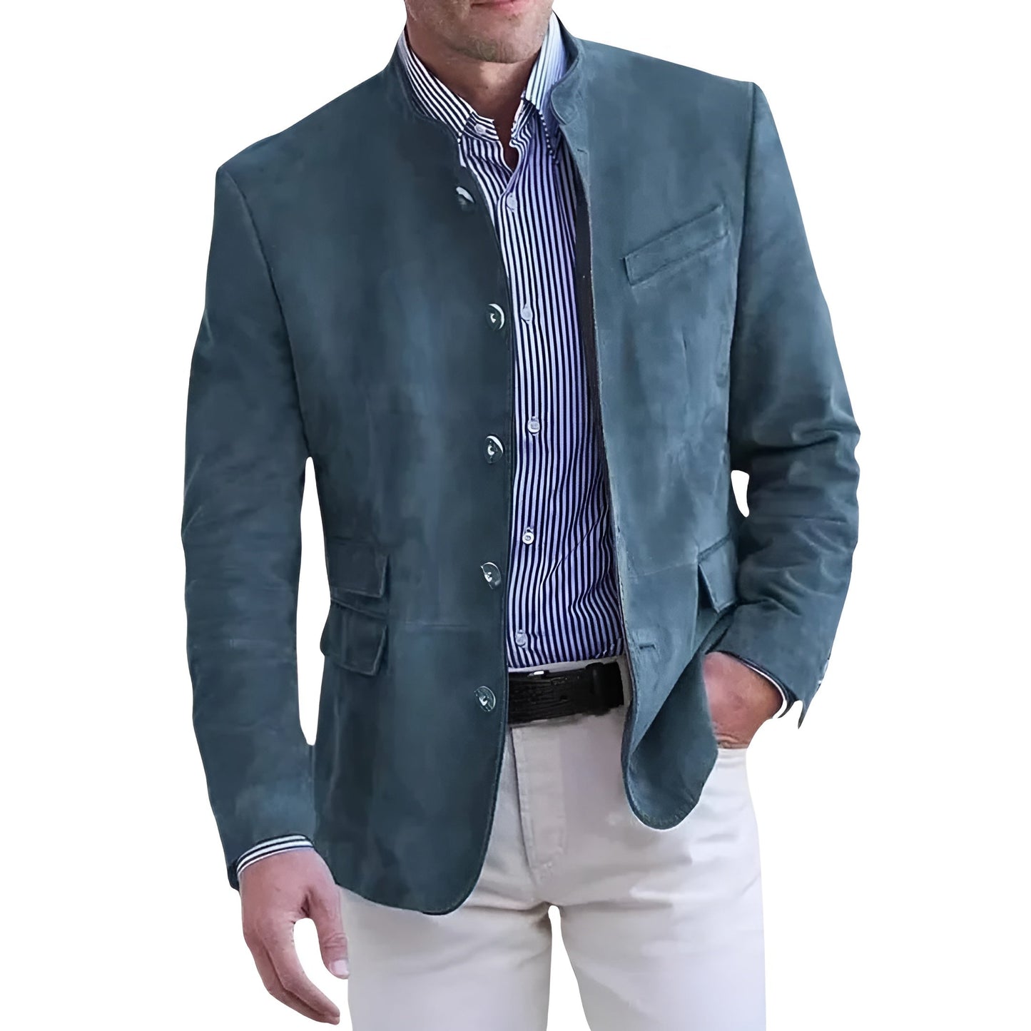 Roy | Suede leather jacket