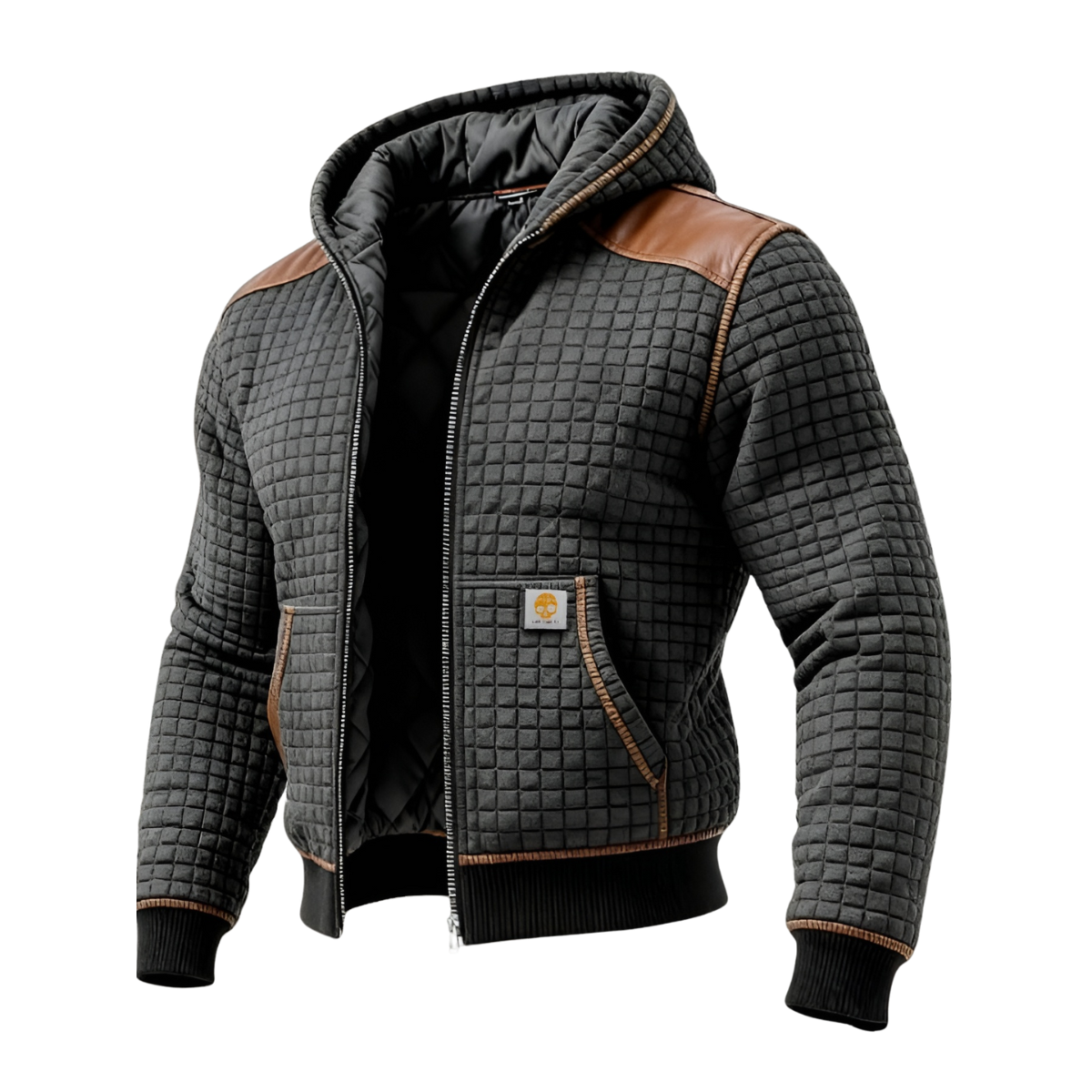 ALAN | GRAPHITE QUILTED JACKET