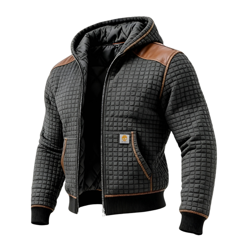 ALAN | GRAPHITE QUILTED JACKET