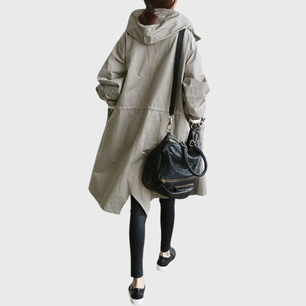 Women's Waterproof Trench Coat, Belted | Streamlined Silhouette, Weather-Ready Layer | 6 Colorways | S–5XL