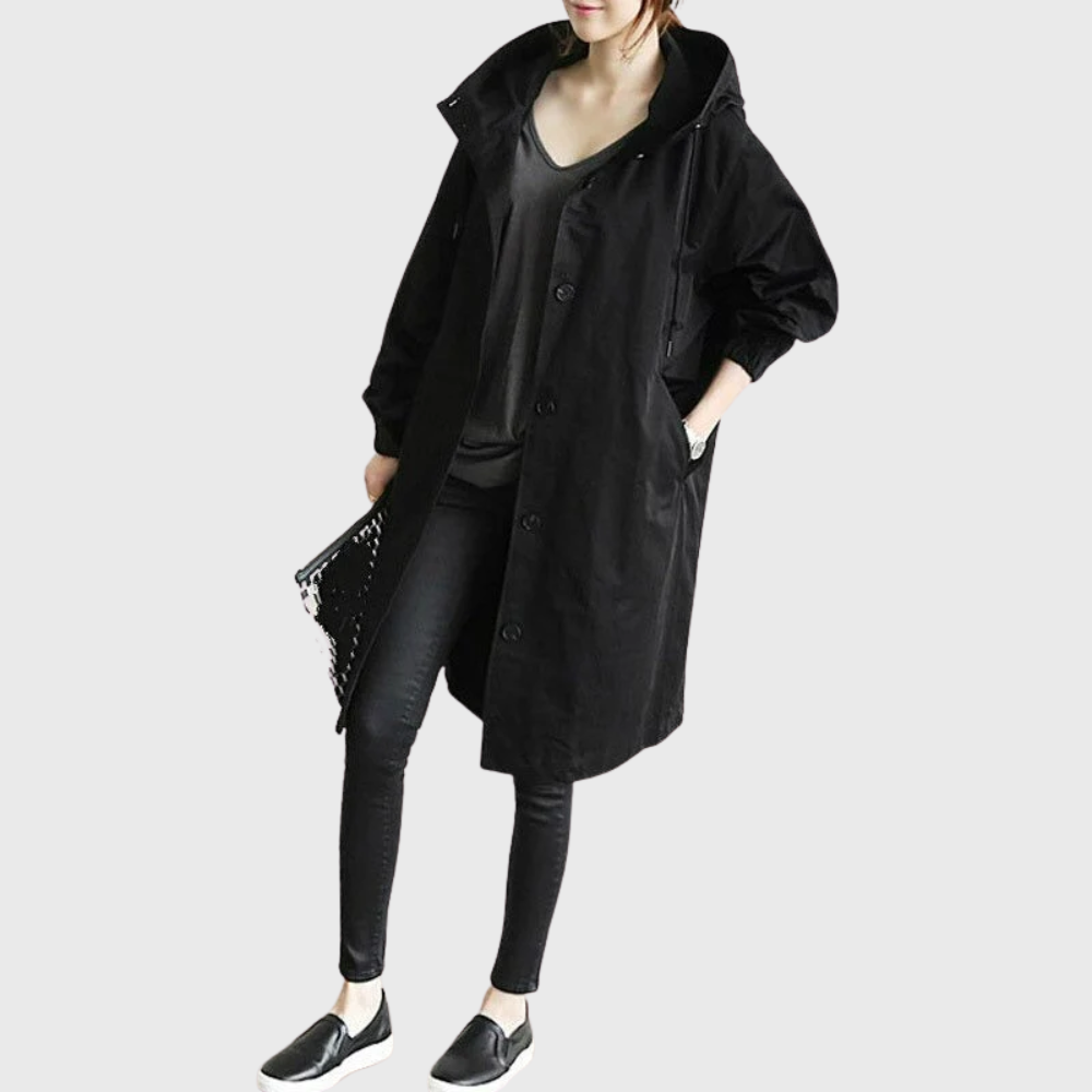 Women's Waterproof Trench Coat, Belted | Streamlined Silhouette, Weather-Ready Layer | 6 Colorways | S–5XL