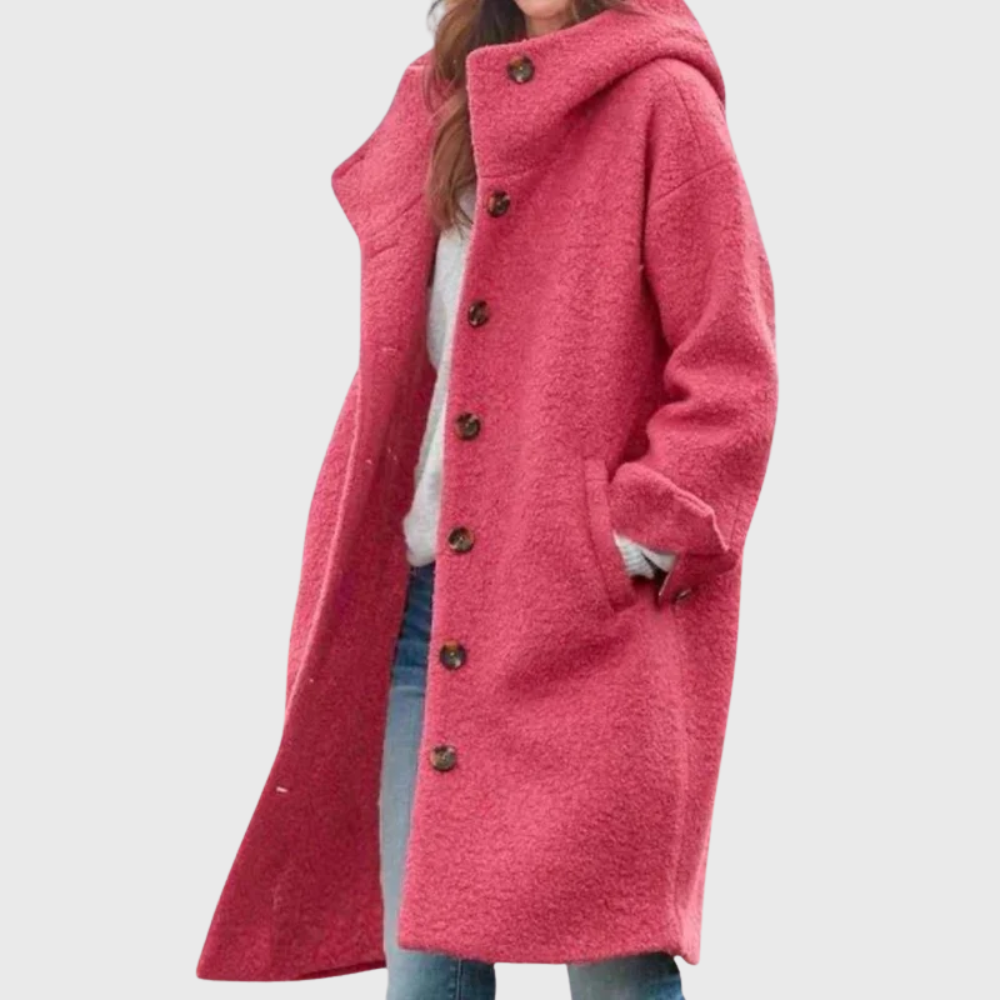 Women's Warm Classic Coat, Tailored Everyday Cut | Streamlined Silhouette, Refined Details | 5 Colorways | S–3XL