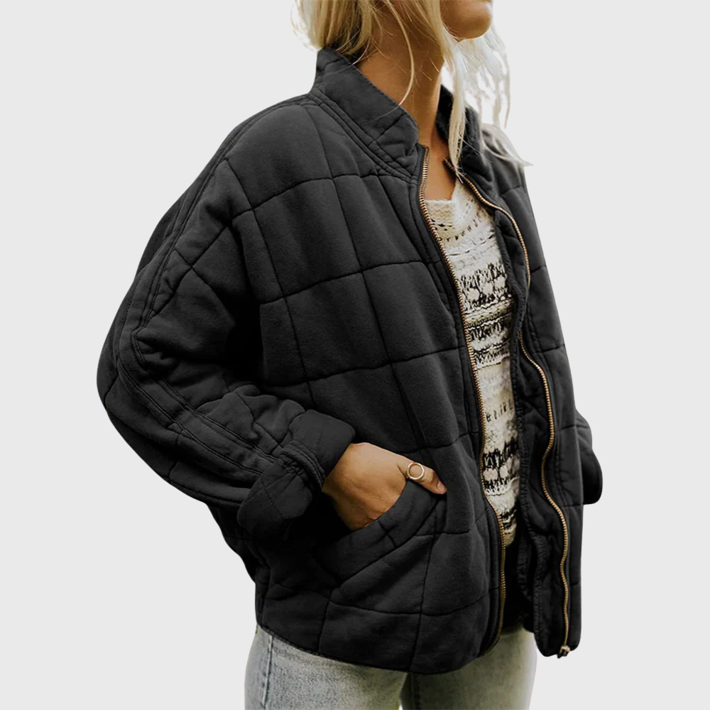 Women's Quilted Jacket, Oversized Layering Fit | Lightweight Insulation, Refined Casual Cut | 5 Colorways | S–2XL