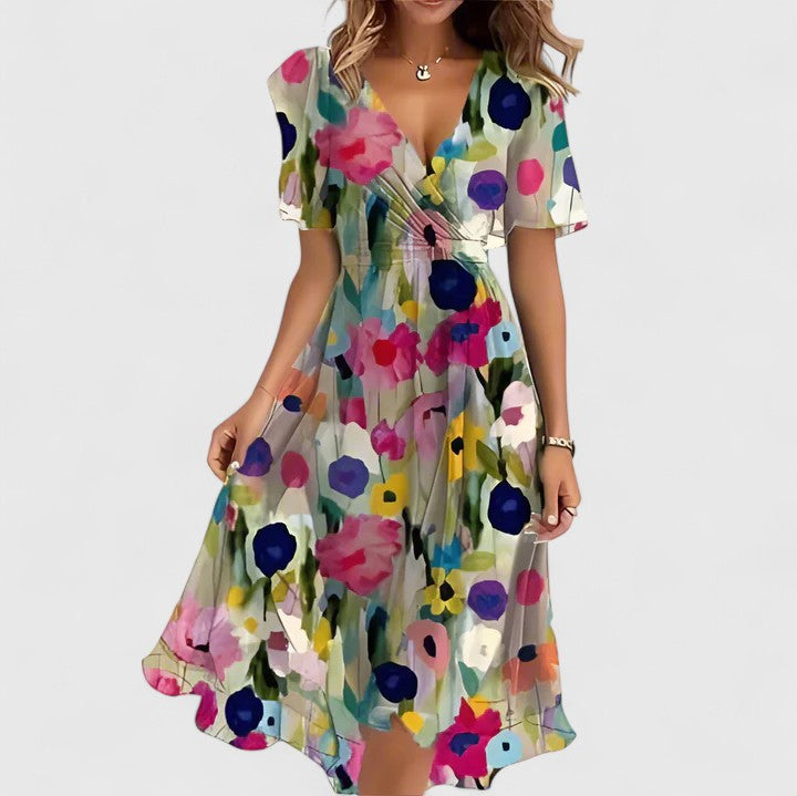 Madison™ | Elegant Floral Short Dress