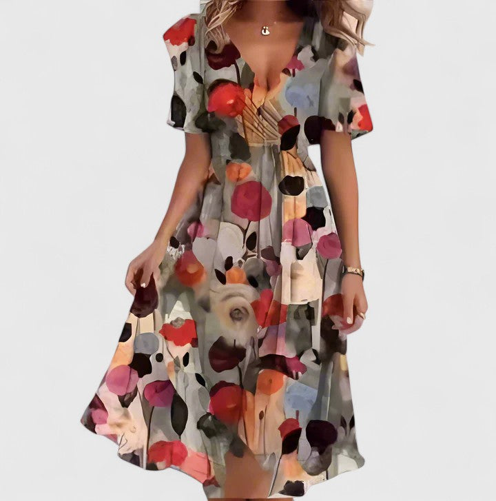 Madison™ | Elegant Floral Short Dress