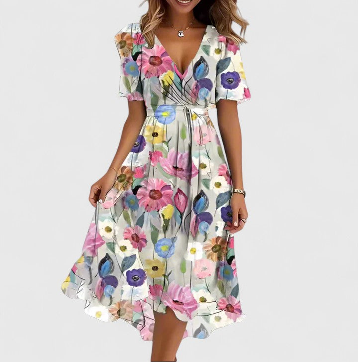 Madison™ | Elegant Floral Short Dress