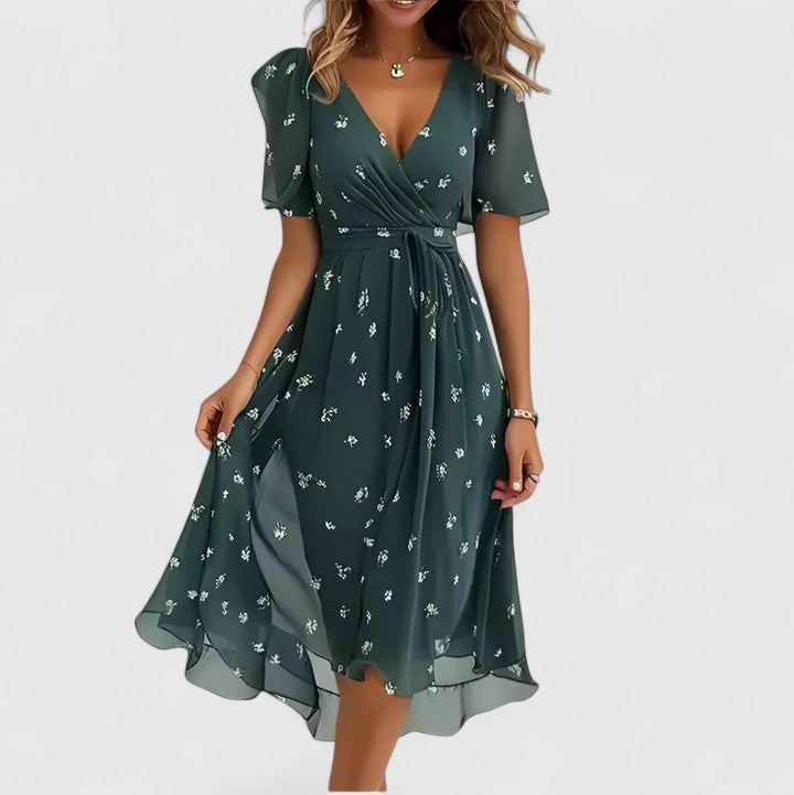 Madison™ | Elegant Floral Short Dress