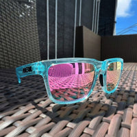 N4 Pink / Transparent Blue