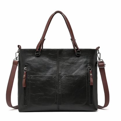 Nancy™ | Leather Bag with Timeless Elegance