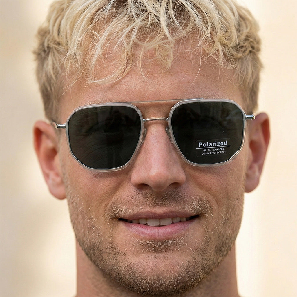 RetroEdge™ | Vintage Square Polarized Sunglasses