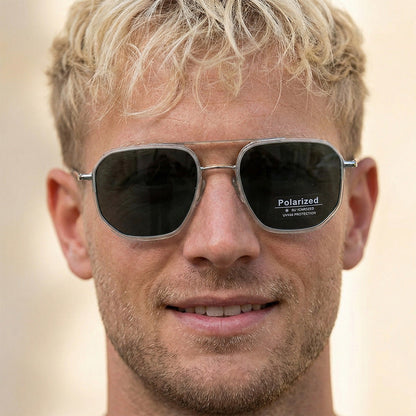 RetroEdge™ | Vintage Square Polarized Sunglasses