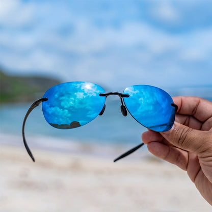 SkyLite™ | Rimless Polarized Aviator Sunglasses