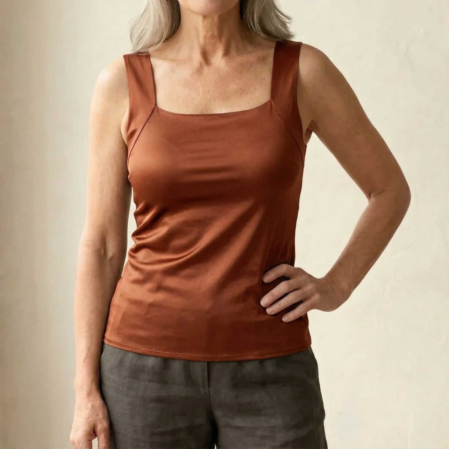 Helen™ | Built In Comfort Bra Tanktop
