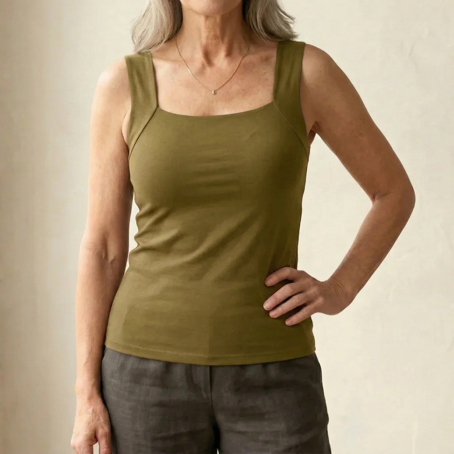 Helen™ | Built In Comfort Bra Tanktop