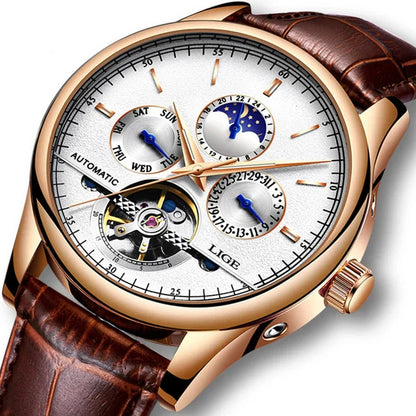Nathaniel™ | Automatic Mechanical Tourbillon Watch