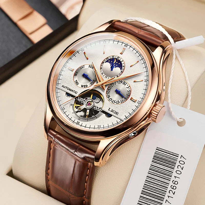 Nathaniel™ | Automatic Mechanical Tourbillon Watch