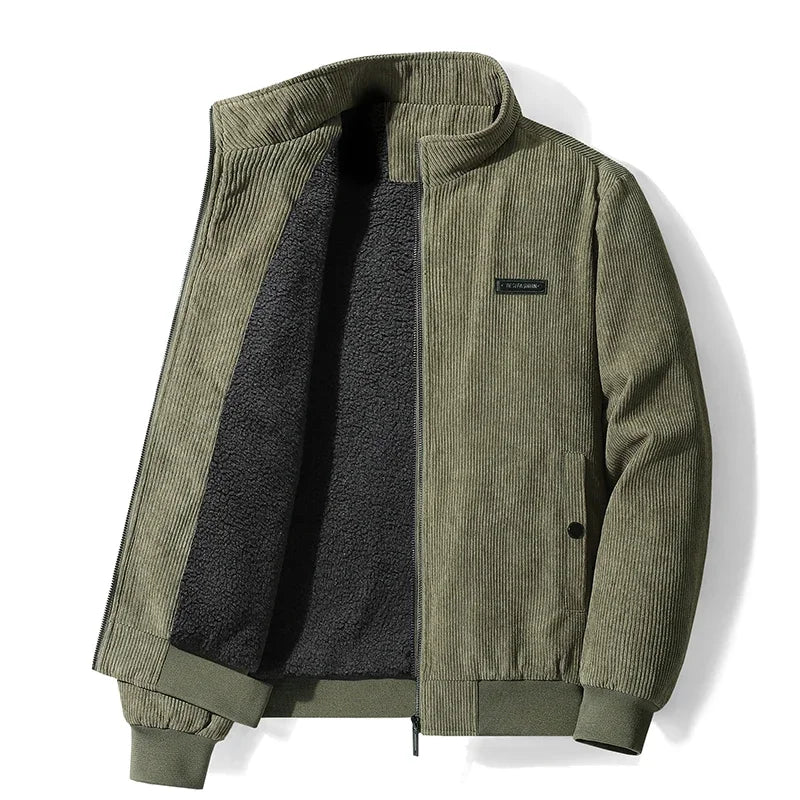 Udo | Corduroy jacket with fleece lining