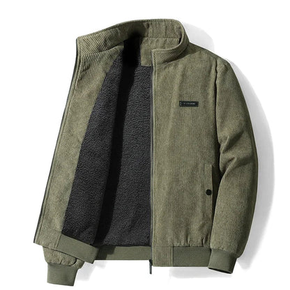 Udo | Corduroy jacket with fleece lining