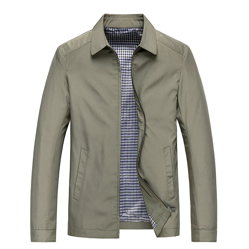 Axton | Mens Elegant Collared Jacket — Smart-Casual Layer in 3 Colors M–3XL | Westmere