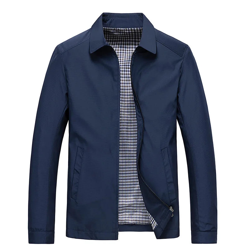 Axton | Mens Elegant Collared Jacket — Smart-Casual Layer in 3 Colors M–3XL | Westmere