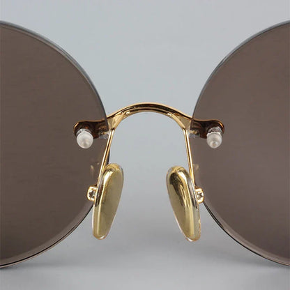 Lucien Round Metal Sunglasses