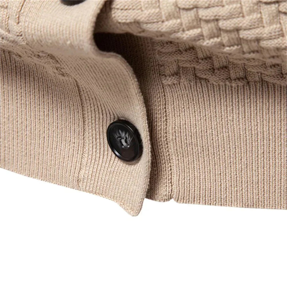 Stewart | Warm men's cardigan with V-neck