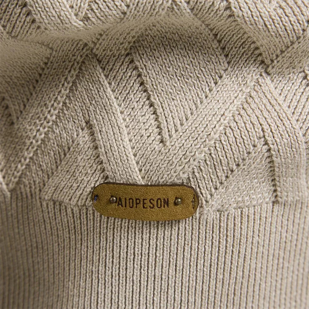 Theodore | Men's sweater with diamond pattern