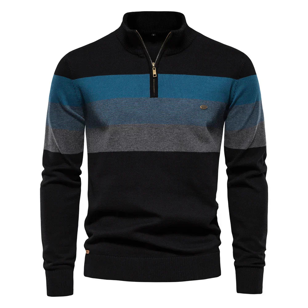 Nicholas | Stylish pullover with stand-up collar