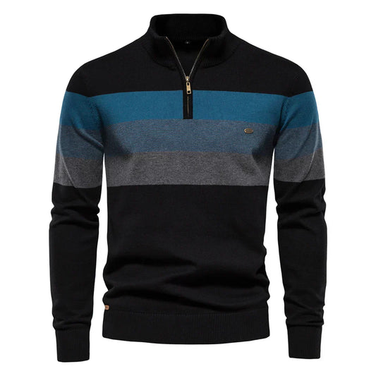 Nicholas | Stylish pullover with stand-up collar